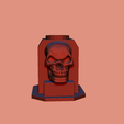 Captura-de-pantalla-(440).png Free STL file SKULL PENCIL HOLDER・3D printer design to download