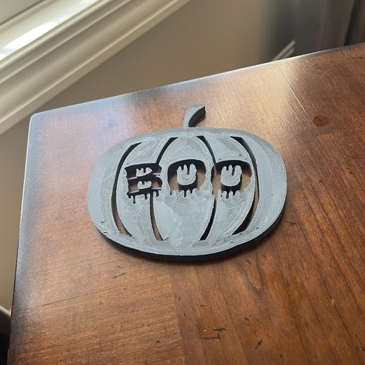 Pumpkin BOO Coaster 3D model