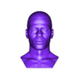 Nelly_bust.obj Nelly bust for 3D printing