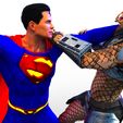 t_00000.jpg Superman VS Predator Statuette