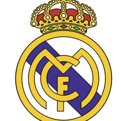 Real-Madrid-Club-1.png Real Madrid Highly detailed multimaterial logo shield badge
