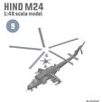 pic-10.jpg STL file HIND MI24 RUSSIAN HELICOPTER - SCALE MODEL 1:48・3D print design to download