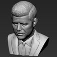 15.jpg John F Kennedy bust ready for full color 3D printing