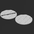 Screenshot-2023-11-09-181559.png Textured Cobblestone Base Topper (with slot) - LORD OF THE RINGS AGE OF SIGMAR ALKEMY WAR OF THE ROSE WARCROW SAGA