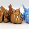 flexi-dragon-2.png Articulated Pyro, our cute flexi dragon fidget toy, its articulated and printed in place