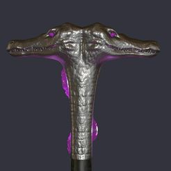 arthur-harrow-crocodile-cane-moon-knight-fan-art-3d-model-stl.jpg Arthur Harrow Crocodile Cane - Moon Knight Fan Art 3D print model