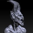 demon bust 3.jpg Fichier STL La chasse aux démons・Plan à imprimer en 3D à télécharger