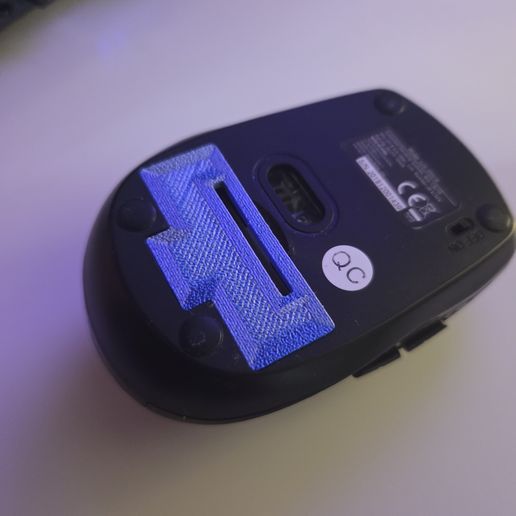 🐁 Mouse Battery Cover Replacement ADJ 52000018 KW118・Free STL File
