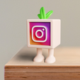 6.png Character Sculpture with 13 Social Media Boxes