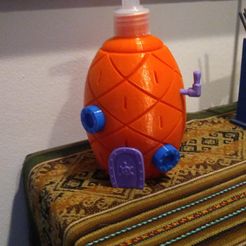 Dosificador-Piña.jpeg Fichier STL Distributeur d'ananas de l'éponge BOB・Plan pour impression 3D à télécharger