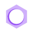 13mm nut.stl 5mm LED holder including nut.
