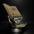 0147.png ✨ Le Seigneur des Anneaux - Support de livre à mains de Sauron | Modèle STL