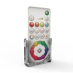 support.jpg STL file wall-mounted remote control holder・3D print design to download