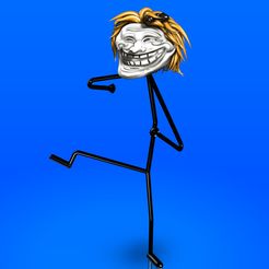 Troll Face Plate, 3D CAD Model Library