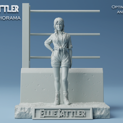 Ellie_1.png Dr Ellie Sattler Diorama 3D Print