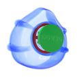 COV3D_V1.12.jpg Бесплатный STL файл (older version) COVR3D V1.12 - FDM 3D print optimised mask・Дизайн 3D принтера для загрузки