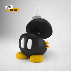 BOM1.png Archivo STL BOB OMB GRINDER・Modelo de impresión 3D para descargar