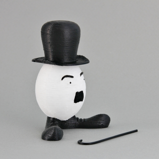 Easter Egg Gentleman - 3D model önizlemesi