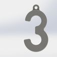 3.1.jpg Number 3 keychain