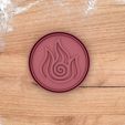 fuego.jpg Fire element cookie cutter from Avatar: Legend of Aang / Korra