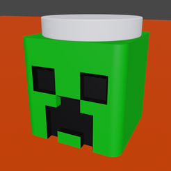Minecraft Baby Creeper by Shark_Byte, Download free STL model