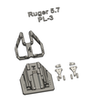 Screenshot-2026-06-29-174018.png Ruger 5.7 Olight PL-3S Valkyrie Canted Right-Hand Split Mold Holster Mold