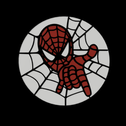 Spiderman.png Archivo STL Lámpara Spiderman・Objeto de impresión 3D para descargar, Segrololo