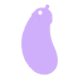 Aubergine.stl LLAVERO DE FRUTAS - LLAVERO DE VERDURAS