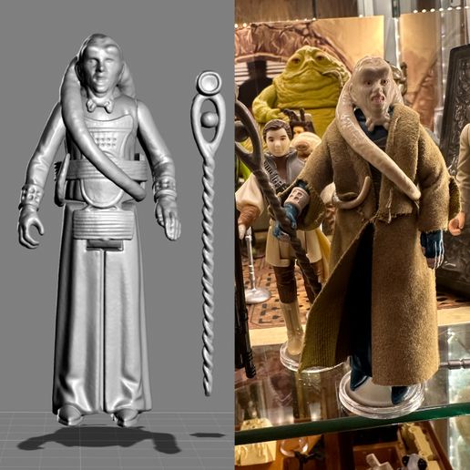 OLD Kenner Star Wars Bib Forunaフィギュア Amazon.com: STAR WARS The Vintage Collection Bib Fortuna Toy