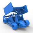 61.jpg Diecast Pavement Winged Sprint car Scale 1:25