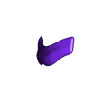 Jasonx_Mask_Rightbot_Cnct.stl STL file Jason X Mask with Machete・3D printing design to download