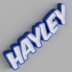 LED_-_HAYLEY_2023-Mar-17_01-51-07AM-000_CustomizedView15240255203.jpg Archivo 3D NAMELED HAYLEY - LÁMPARA LED CON NOMBRE・Diseño de impresora 3D para descargar