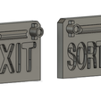 Panneau-sortie-1.png 1/24 Panneau sortie / Exit sign diecast