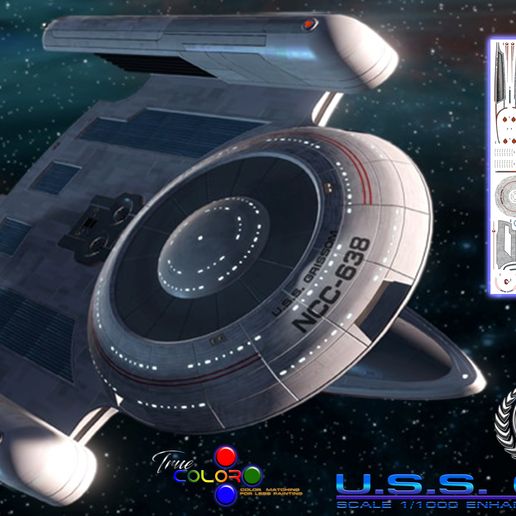 Digital Files - U.S.S. Grissom 1/1000 Aztec / Hull Detailing Set