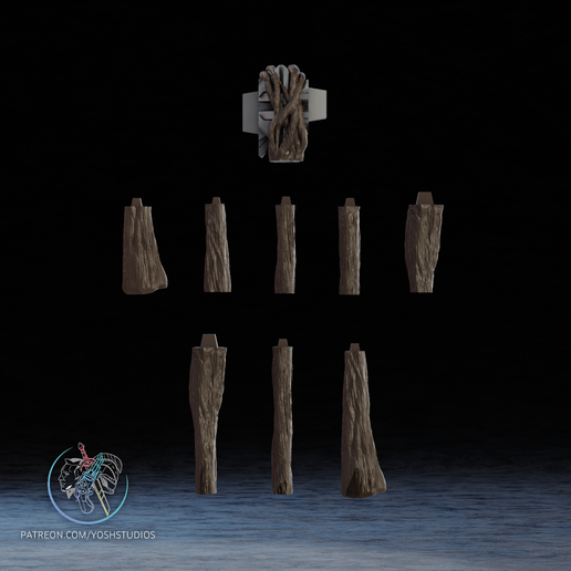 parts-01.png Storm Breaker Thor Axt 3D-Druck Datei STL