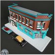 005.jpg BACK TO THE FUTURE INSPIRED- LOU'S CAFE 1/64 SCALE - HOT WHEELS COMPATIBLE