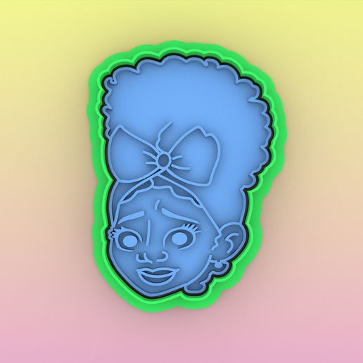 CORTADOR DE GALLETAS DOLORES PELICULA ENCANTO - DOLORES MOVIE CHARM COOKIE CUTTER 3D model