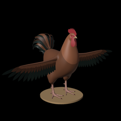 roaster.png Archivo STL Gallo para impresión 3D・Diseño de impresión en 3D para descargar