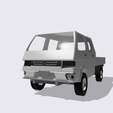IMG_2455.png Modelo 3D de Camioneta Doble Cabina con Caja de Carga - Inspirada en Foton Doble