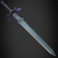 LinkSword_frame_0000.jpg Zelda Tears of the Kingdom Link Master Sword for Cosplay