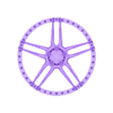 ADV50TSCS_spokes_rear.stl AVD 05 TS CS - car rims wheel