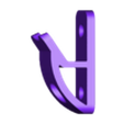 wall_hook.STL Wall hook // Hanger