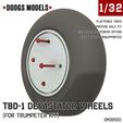DM32001-3.jpg 1/32 TBD-1 Devastator Wheels (for Trumpeter kit)