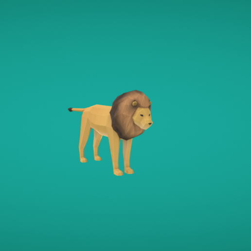 Lion - 3D model önizlemesi