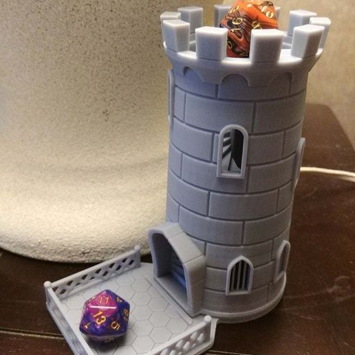 Dice Tower sized for resin printers 3D model