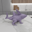 HighQuality2.png 3D Bunny Shark Figure with 3D Stl Files and Gifts for Kids & 3D Figure Print, Shark Gift, 3D Printing, Bunny, 3D Printed Decor, Baby Shark