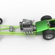 9.jpg Diecast Motore anteriore dragster vecchia scuola con V8 Scala 1:25