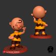 Charllie_Polypaint_Image_AZ3DDOJO.jpg Charlie Brown for 3D Printing
