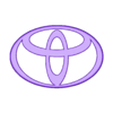 PRIUS_GEN_2_REAR_EMBLEM_NO_BACKING.stl 第2世代プリウス リア・エンブレム
