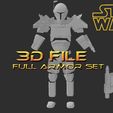 heavey file front sale.jpg 3D File - Cosplay Armor - Custom Mandalorian Armor - The Tank - Star Wars Cosplay